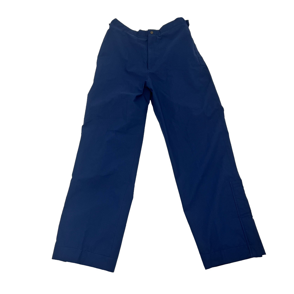 Tourney Mens L Gore-Tex Pants Blue Fla‎ Front Waterproof Windproof Ankle Zip
